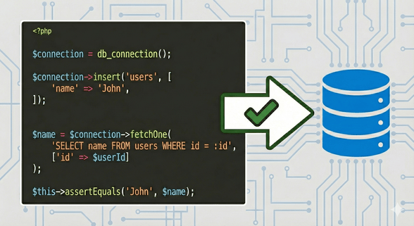 How to set up Database Integration Tests in vanilla PHP cover image